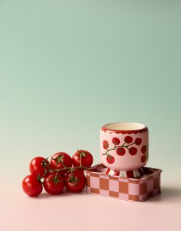 Candela in Ceramica "A Dopo" Tomato Vine - Heirloom Tomato - 8