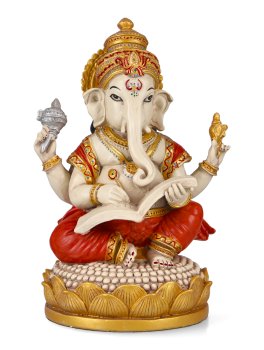 Statua di Ganesha che scrive il Mahabharata - 1