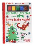 Disegna e Colora con le Dita - Arriva Babbo Natale! — Libro