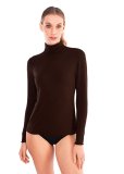 Dolcevita in Tencel™ Fibra di Faggio a Manica Lunga - Moka