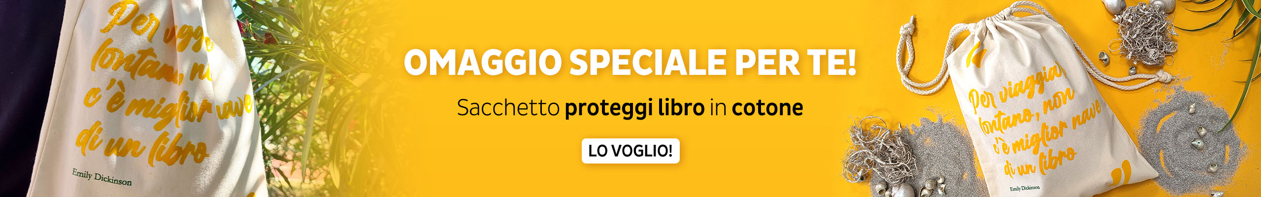 Omaggio sacco libro